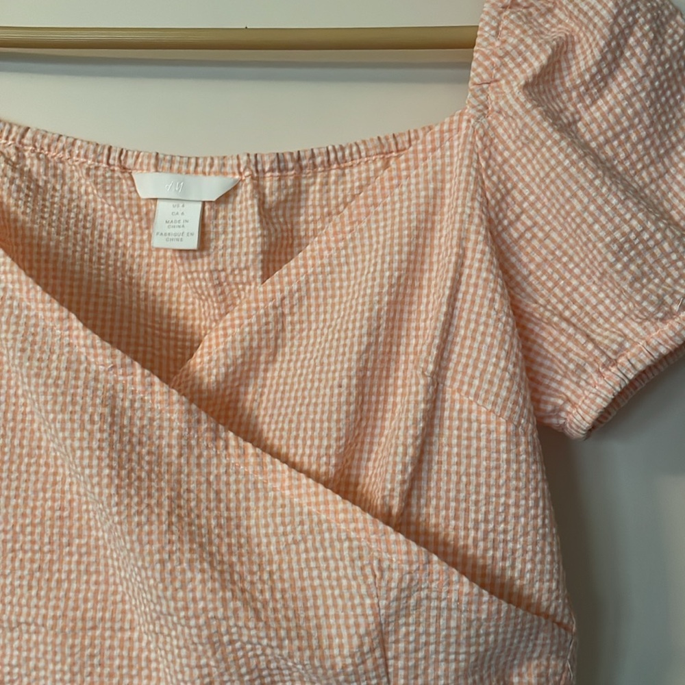 H&M Gingham Crop Top - Picture 2 of 4